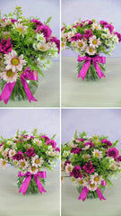 Arreglo Margaritas y Claveles Señorita