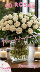 Belleza Floral 50 Rosas