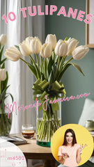 Dulces Tulipanes Arreglo Floral