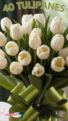 Armonia con 40 Tulipanes