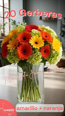 Gemas del jardín en amarillo y naranja
