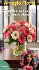 Edad dorada con Gerberas Mediano