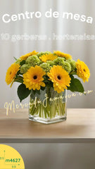 Alquimista Gerberas Amarillas, Centro de Mesa