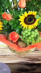 Florerias Df Arreglos Frutales con Girasoles !