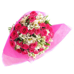 Ramo Floral Rosas Fucsia Lleva Mi Amor !