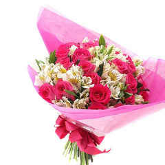 Ramo Floral Rosas Fucsia Lleva Mi Amor !