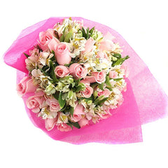 Ramo de Flores Rosas Titanic Eternity Pink !