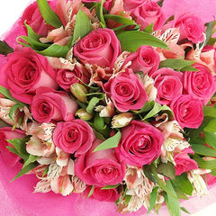 Ramo Flores Rosas Fucsia Divino Amor !