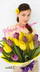 Ramo de Flores a Domicilio Tulipanes Morados !