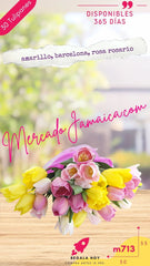 Ramos con Tulipanes Corazon de Niña !