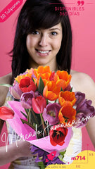 Envia Flores Ramo con Tulipanes Vives en Mis Sueños !