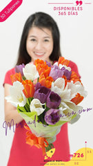 Envios Flores Manchester, Ramo con Tulipanes