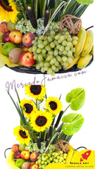 Arreglo de Frutas Frutos del Jardin !