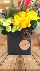 ¡Arreglos Florales con Rosas Amarillas un Sol en Cada Petalo!