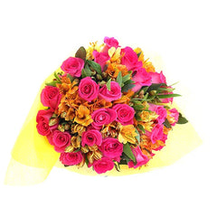 Ramos Florales Rosas Fucsia derroche de Amor !