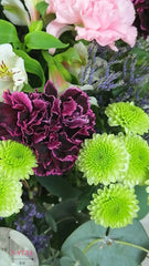 Claveles y Yokos en Arreglo