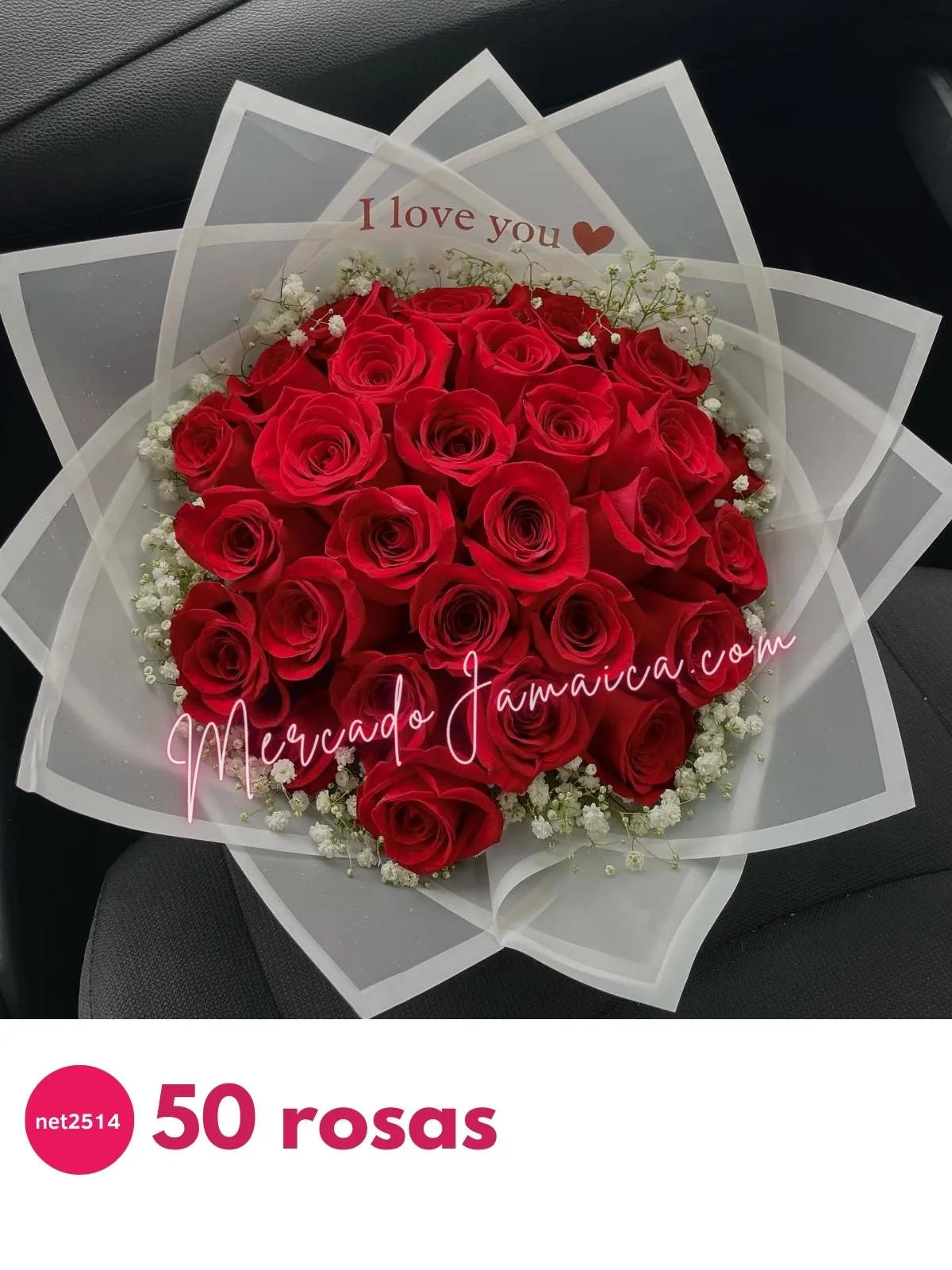 Ramo de rosas con coronita