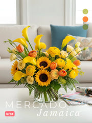 Gran Vibrante Callas y Tulipanes