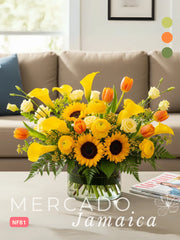 Gran Vibrante Callas y Tulipanes