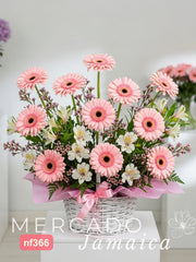Canasta con Gerberas
