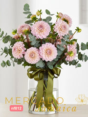 Arreglo Floral Dalias Rosa
