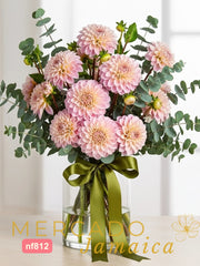 Arreglo Floral Dalias Rosa