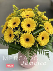 Gerberas Amarillas Diseño Fresco