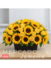 Arreglo con girasoles que enamoran