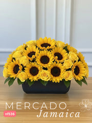 Arreglo con girasoles que enamoran
