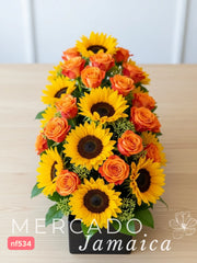 Girasoles Flores con Buena Vibra