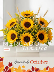 El Sol de Otoño con Girasoles