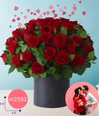 50 Rosas rojas florerias ciudad de México