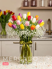 Tulipanes Mosaico de Primavera