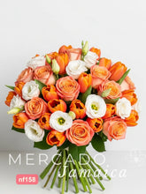 Fuego Cítrico: Rosas y Tulipanes