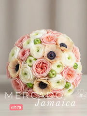 Romance Texturizado: Rosas y Anémonas