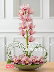 Arreglo de Lujo Serenidad Zen con Orquídea Cymbidium