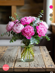 Peonías Armonía vibrante y femenina