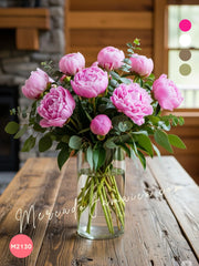 Peonías Armonía vibrante y femenina