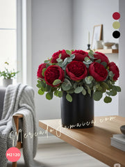 Arreglo encanto peonías vino con dólar