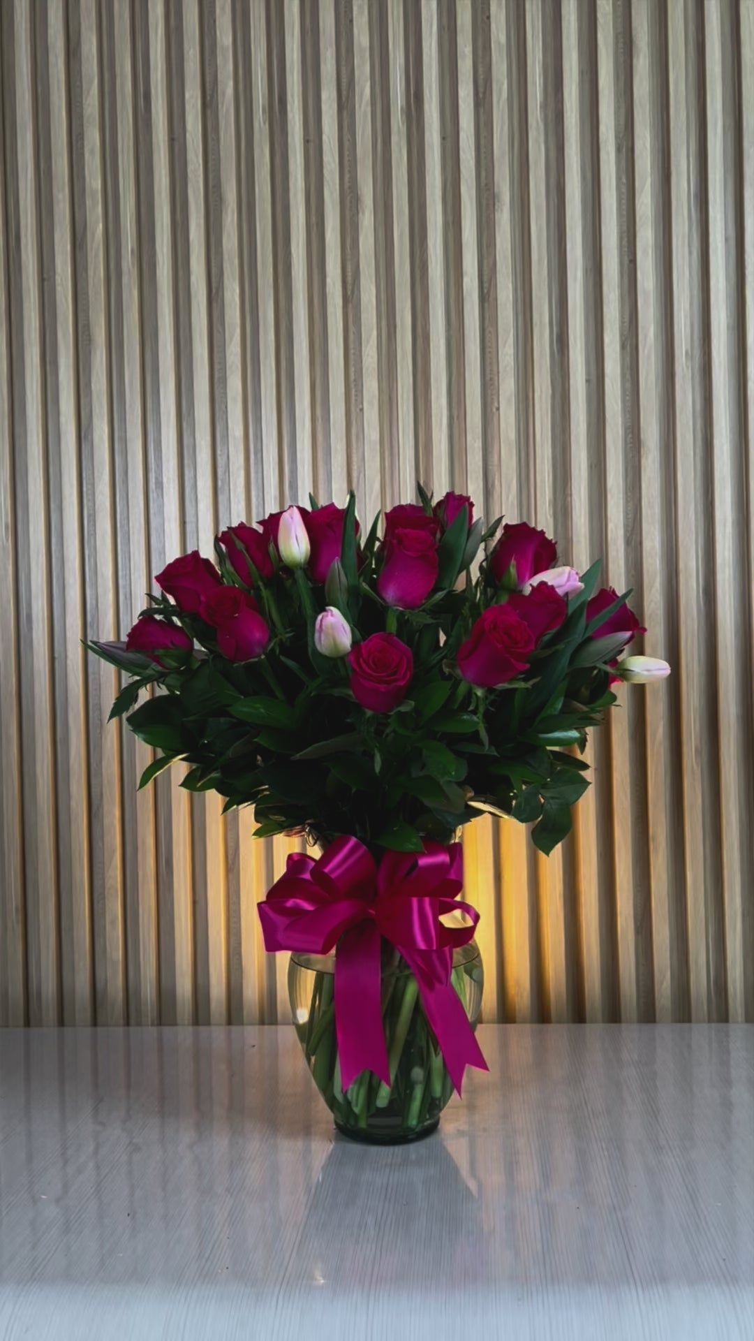 Arreglo con 20 Rosas y 20 Tulipanes