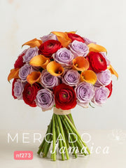 Contraste Apasionado con Ranúnculos