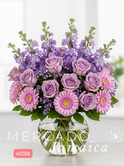 Campo de Lavanda: Rosas y Gerberas