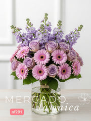 Campo de Lavanda: Rosas y Gerberas