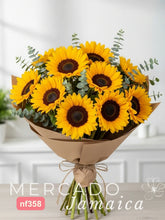 Ramo Girasoles con Dólar Rústico