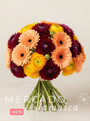 Cosecha de Color: Dalias y Gerberas