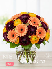 Cosecha de Color: Dalias y Gerberas