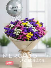 Ramo Amor Duradero de Statice Morado