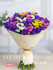 Ramo Amor Duradero de Statice Morado