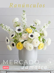 Trío Floral con Ranúnculos