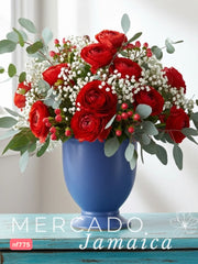 Copa Floral con Ranúnculos